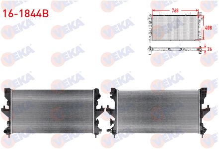SU RADYATORU BRAZING FIAT DUCATO 2.3 MJT 2014- / CITROEN JUMPER 2.2 HDI 2014- / PEUGEOT BOXER 2.2 HDI 2014-