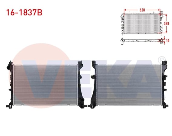 SU RADYATORU BRAZING FIAT EGEA 1.3 MJT M-T AC+/- 2015-