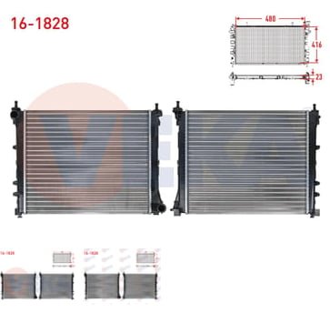 SU RADYATORU MEKANIK FIAT 500 1.3 MJT M-T AC+/- 2008-2012