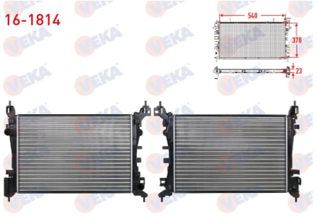 SU RADYATORU MEKANIK FIAT GRANDE PUNTO (199) 1.4 M-T 2005-2012