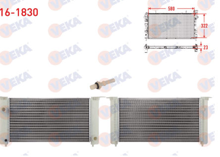 SU RADYATORU MEKANIK FIAT STILO (192) 1.2 16v M-T AC+/- 2001-2006