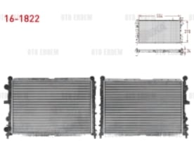 SU RADYATORU MEKANIK FIAT TEMPRA 2.0i M-T 1992-1999