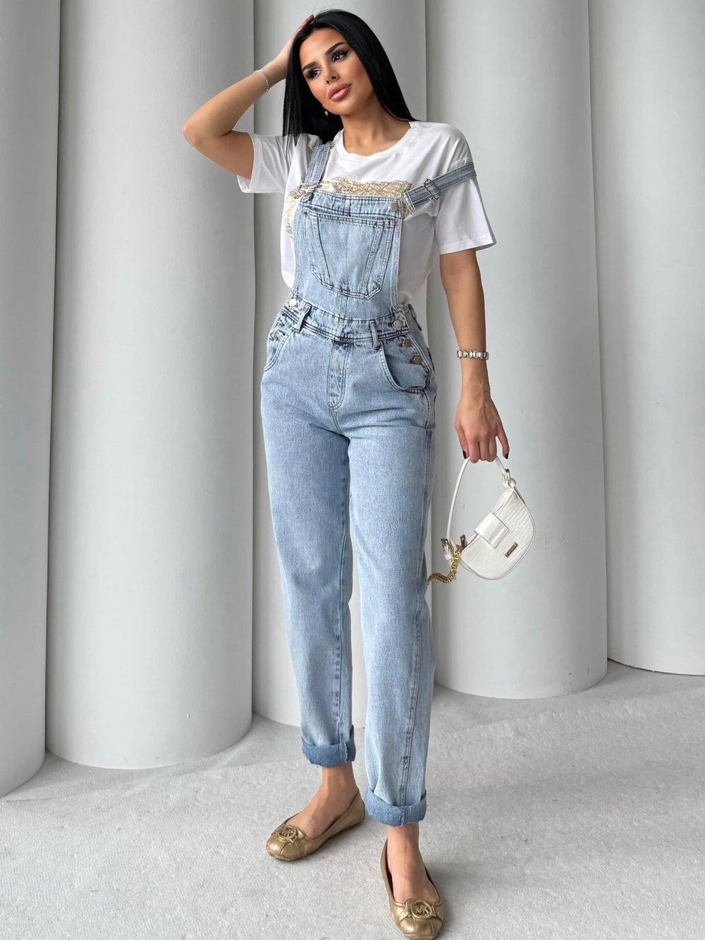 Vesi Denim Tulum Mavi