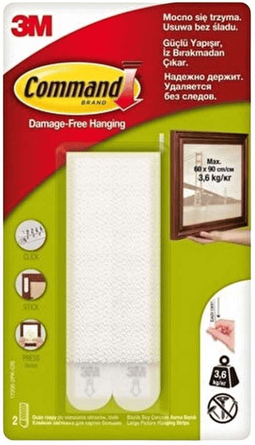 3M COMMAND ASKI CIRT CIRT BANT BÜYÜK BOY 2 Lİ 172062PK