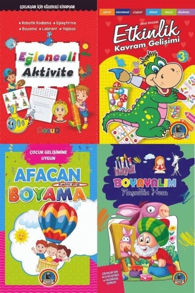 500 Aktivite Serisi (4 Kitap Takım)