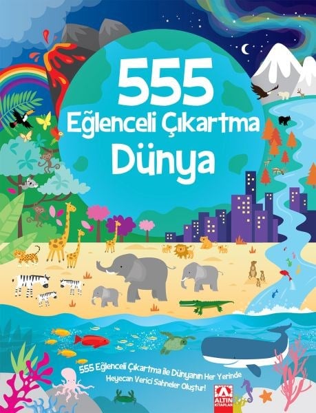 555 Eğlenceli Çıkartma - Dünya