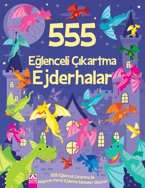 555 Eğlenceli Çıkartma - Ejderhalar