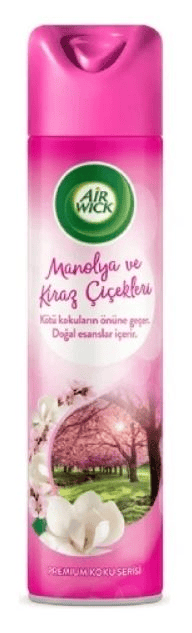 AIR WICK ODA KOKUSU AEROSOL MANOLYA VE KİRAZ ÇİÇEKLERİ 300 ML