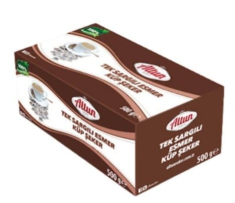 ALTUN KÜP ŞEKER TEK SARGILI ESMER 500g