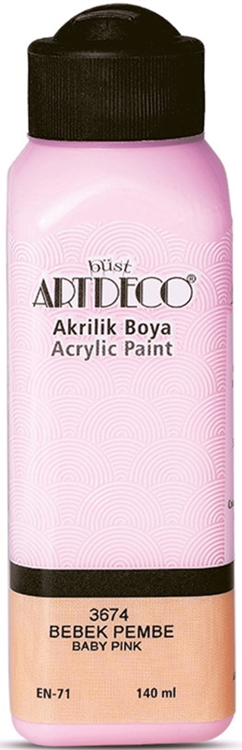 ARTDECO AKRİLİK BOYA 140 ML BEBEK PEMBE Y-070R-3674