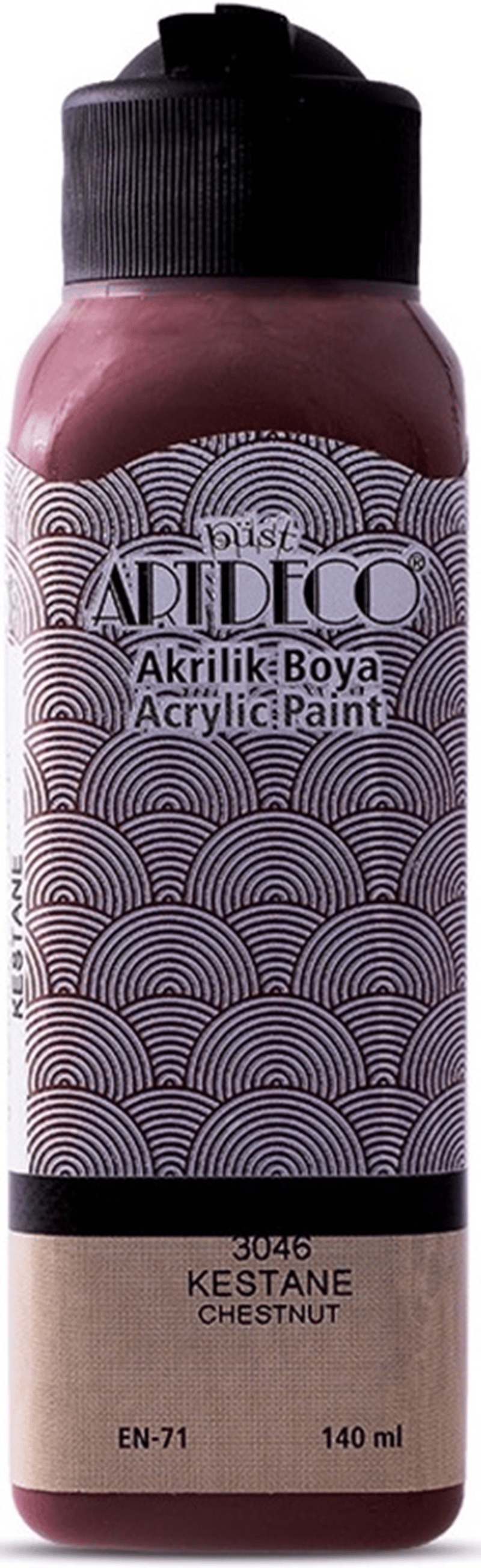 ARTDECO AKRİLİK BOYA 140 ML KESTANE Y-070R-3046