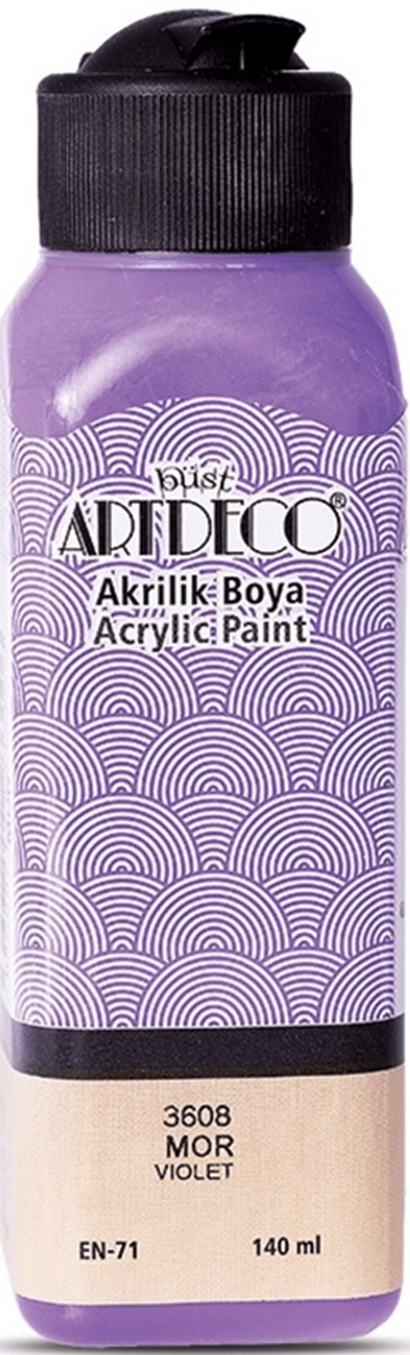 ARTDECO AKRİLİK BOYA 140 ML MOR Y-070R-3608