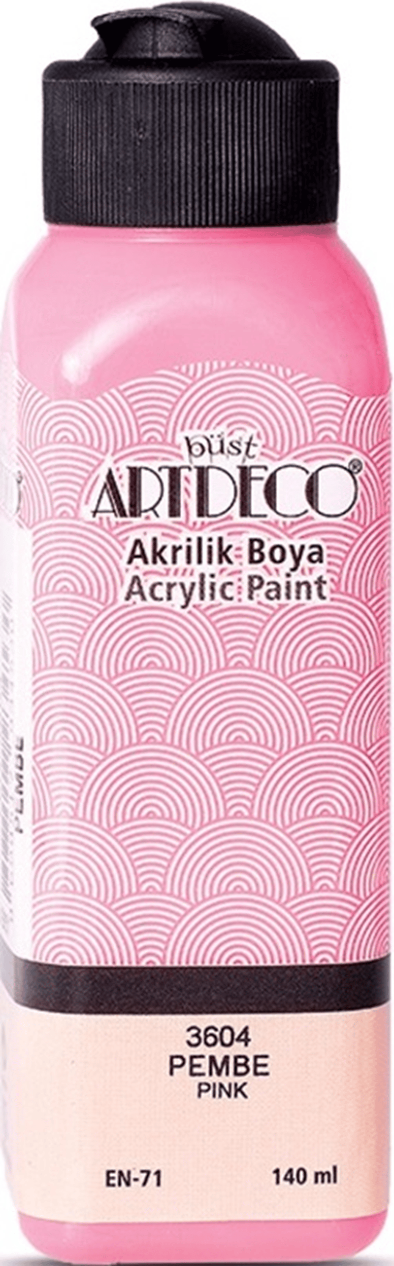 ARTDECO AKRİLİK BOYA 140 ML PEMBE Y-070R-3604