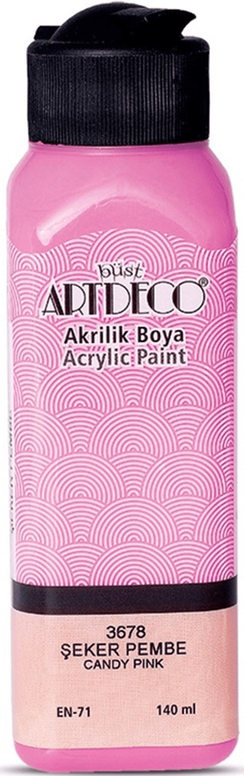 ARTDECO AKRİLİK BOYA 140 ML ŞEKER PEMBE Y-070R-3678
