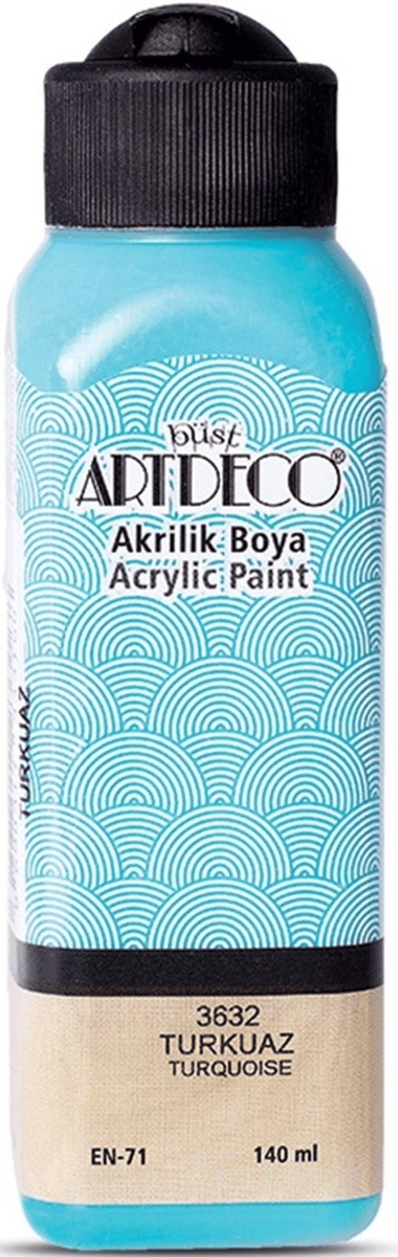ARTDECO AKRİLİK BOYA 140 ML TURKUAZ Y-070R-3632