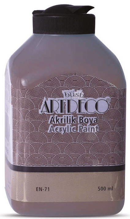 ARTDECO AKRİLİK BOYA 500 ML GRİ Y-070L-3647