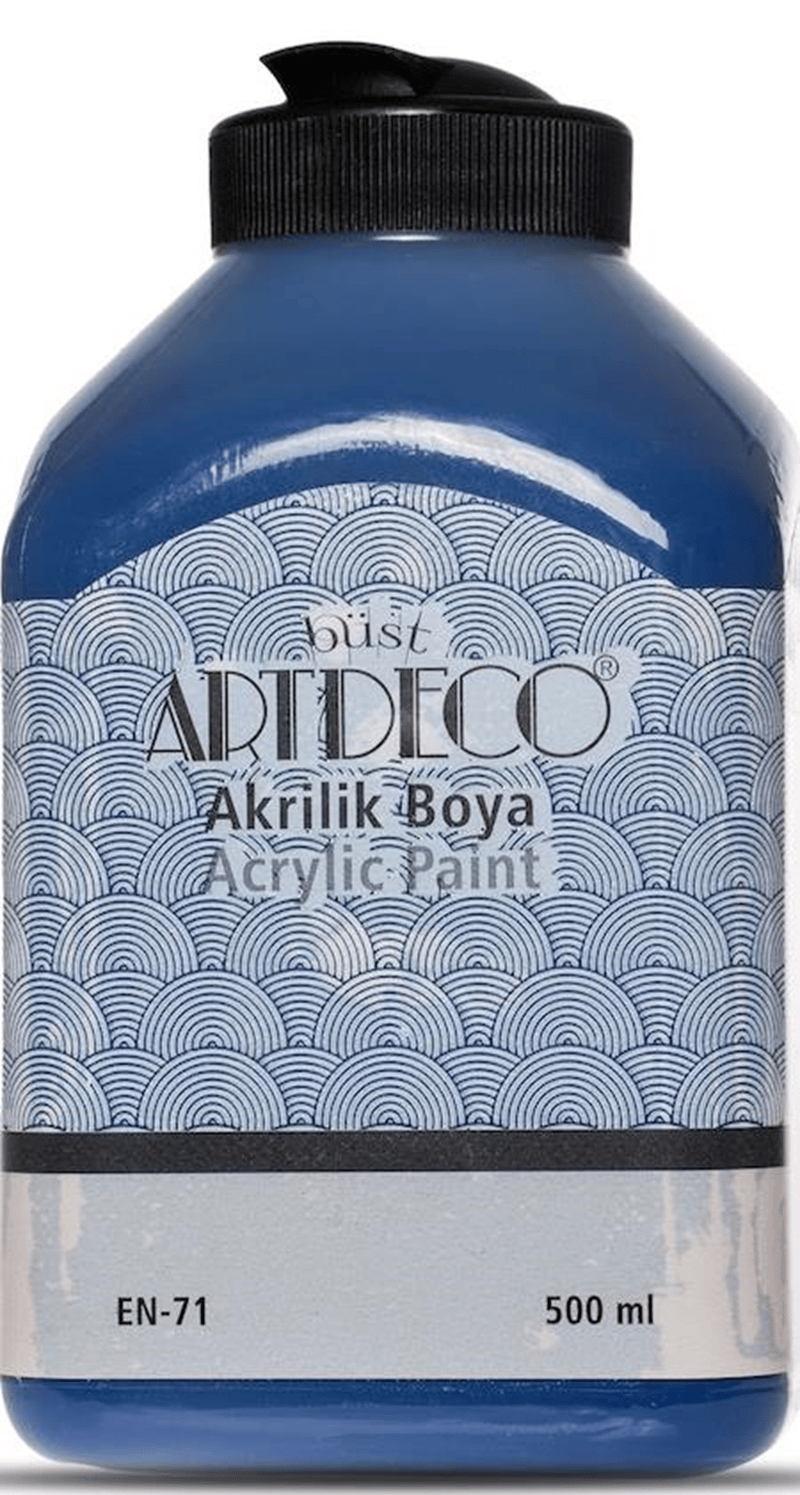 ARTDECO AKRİLİK BOYA 500 ML LACİVERT Y-070L-3611