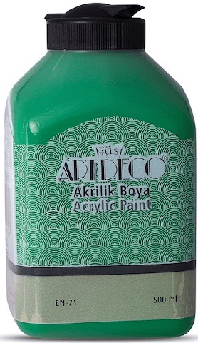 ARTDECO AKRİLİK BOYA 500 ML YEŞİL Y-070L-3612