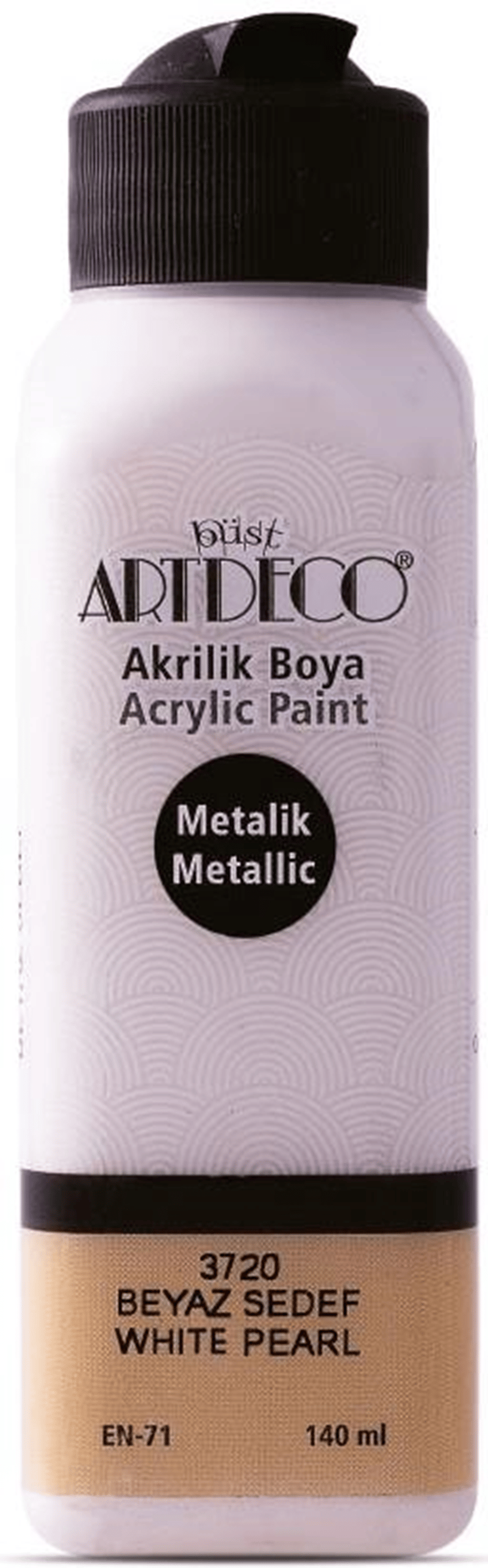 ARTDECO AKRİLİK BOYA METALİK 140 ML BEYAZ SEDEF Y-071R-3720