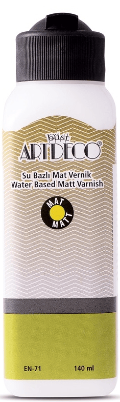 ARTDECO VERNİK SU BAZLI MAT 140 ML Y-073R-002