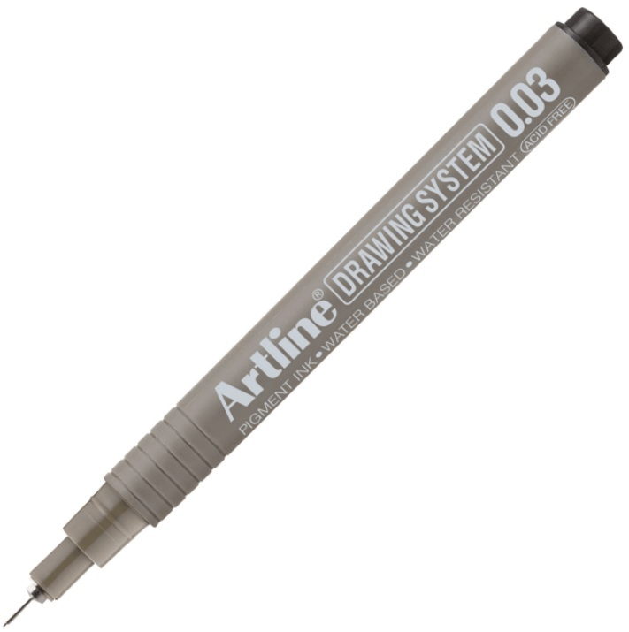 ARTLINE ÇİZİM KALEMİ DRAWING SYSTEM 2303 0.03 SİYAH