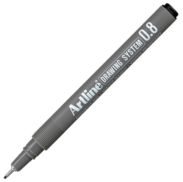 ARTLINE ÇİZİM KALEMİ DRAWING SYSTEM 238 0.8 SİYAH A-EK-238 BLACK