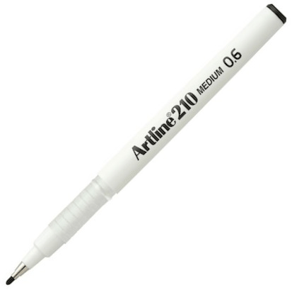 ARTLINE KEÇE UÇLU YAZI KALEMİ 210N 0.6 SİYAH A-EK-210N BLACK