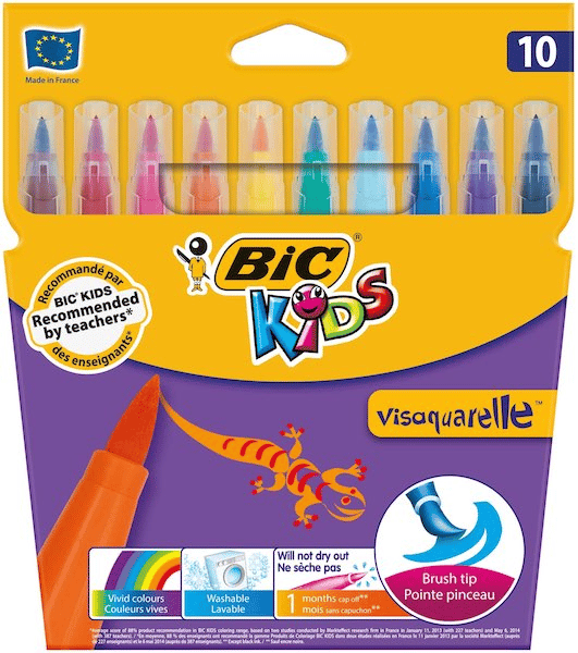 BIC KEÇELİ KALEM VISA FIRÇA UÇ 10 RENK 8289641