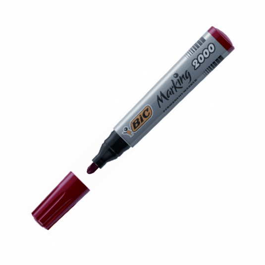 BIC PERMANENT MARKÖR 2000 12 Lİ KIRMIZI 8209133