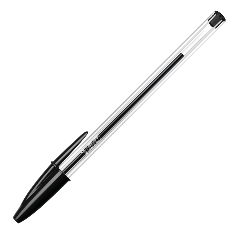 BIC TÜKENMEZ KALEM CRISTAL MEDIUM 50 Lİ SİYAH 847897