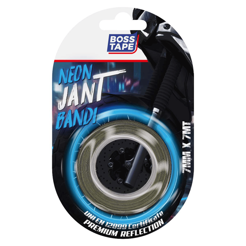 BOSS TAPE NEON JANT BANDI 7 MM x 7M MAVİ BLS. BT-09013