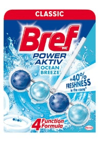 BREF KLOZET KOKUSU POWER AKTIV TEKLİ 4 TOP OKYANUS 50 GR