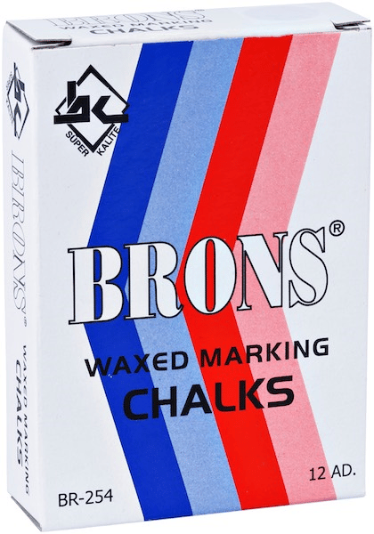 BRONS MARKA TEBEŞİRİ BEYAZ BR-252