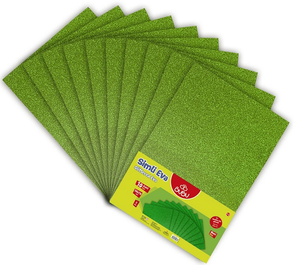 BU-BU EVA 50x70 SİMLİ YEŞİL EXTRA 10 LU BUBU-EV0028