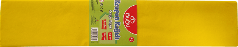 BU-BU KRAPON KAĞIDI 10'LU KOYU SARI (RLN007) BUBU-KR0015