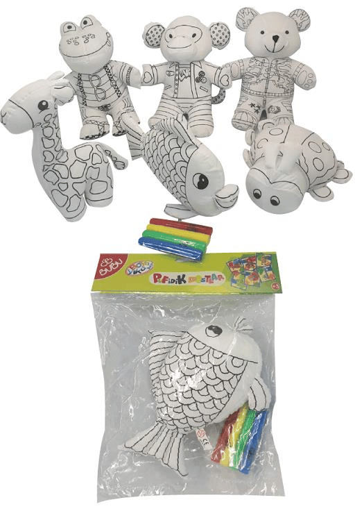 BU-BU KUMAŞ BOYAMA PUFİDİK DOSTLAR PD0001