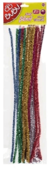 BU-BU ŞÖNİL SİMLİ 50CM 20'Lİ BUBU-SON004