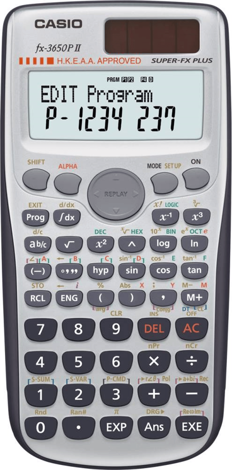 CASIO HESAP MAKİNESİ BİLİMSEL FX-3650PII-W-DH