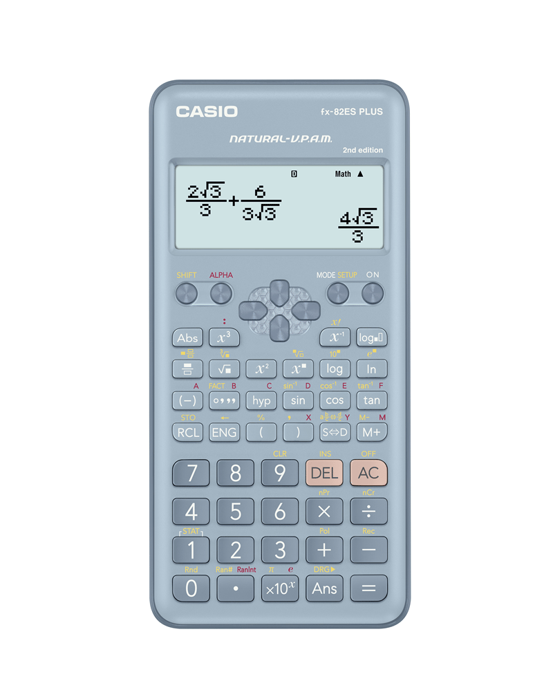 CASIO HESAP MAKİNESİ BİLİMSEL FX-82ESPLUS-2BUWDT MAVİ