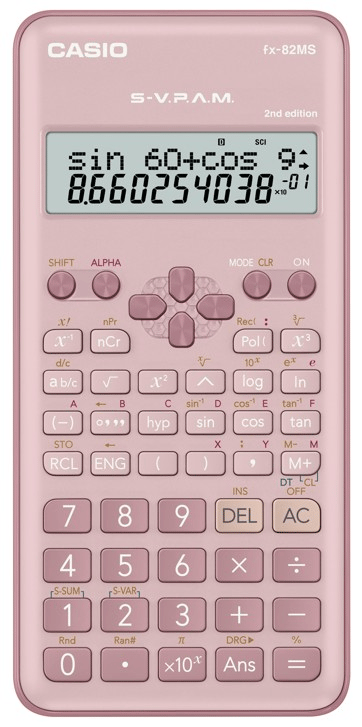 CASIO HESAP MAKİNESİ BİLİMSEL FX-82MS-2-PK-W-DTF
