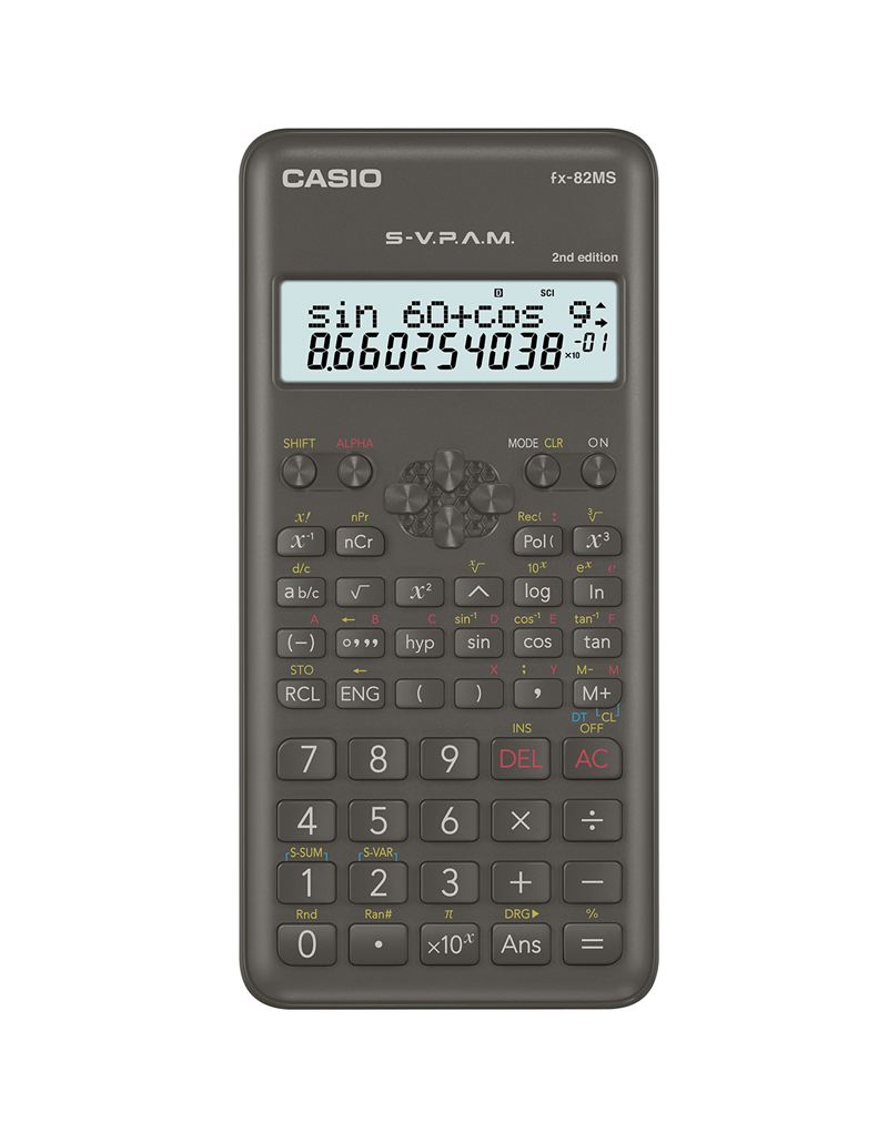 CASIO HESAP MAKİNESİ BİLİMSEL FX-82MS-2-W-DT-AR