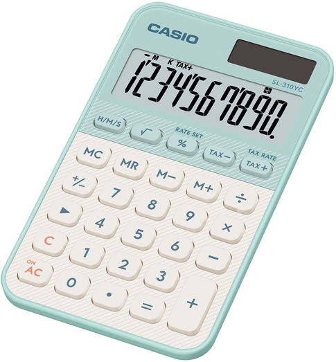 CASIO HESAP MAKİNESİ CEP TİPİ SL-310YC-LG-W-DP