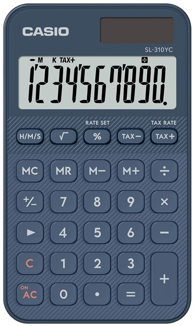 CASIO HESAP MAKİNESİ CEP TİPİ SL-310YC-NY-W-DP