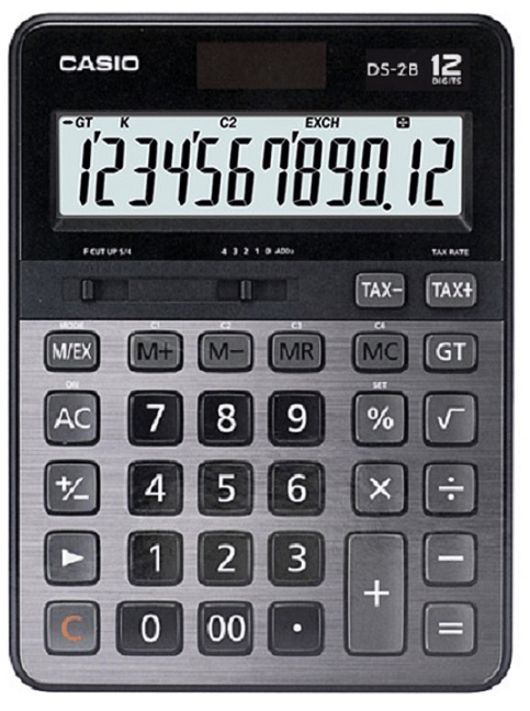 CASIO HESAP MAKİNESİ MASAÜSTÜ DS-2B 12 HANE