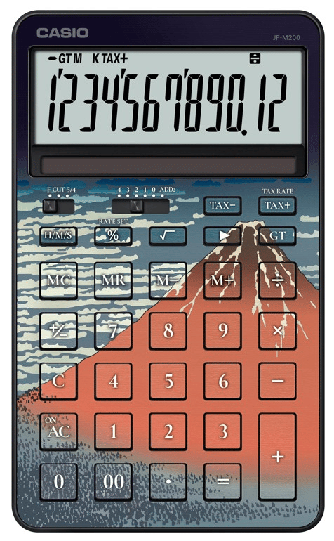 CASIO HESAP MAKİNESİ MASAÜSTÜ JF-M200-TJ-KHG-WDP 12 HANE