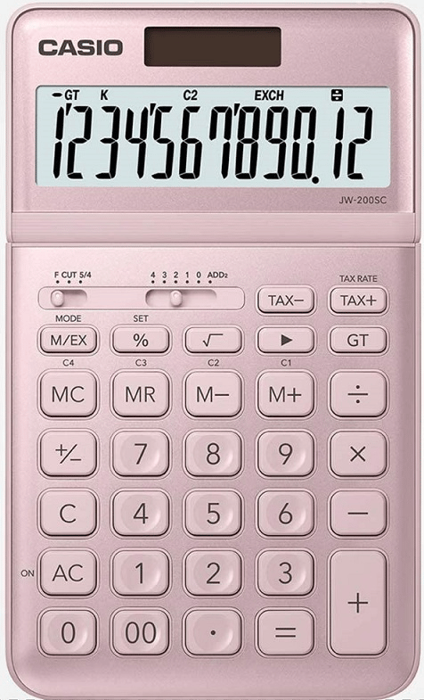 CASIO HESAP MAKİNESİ MASAÜSTÜ JW-200SC-PK