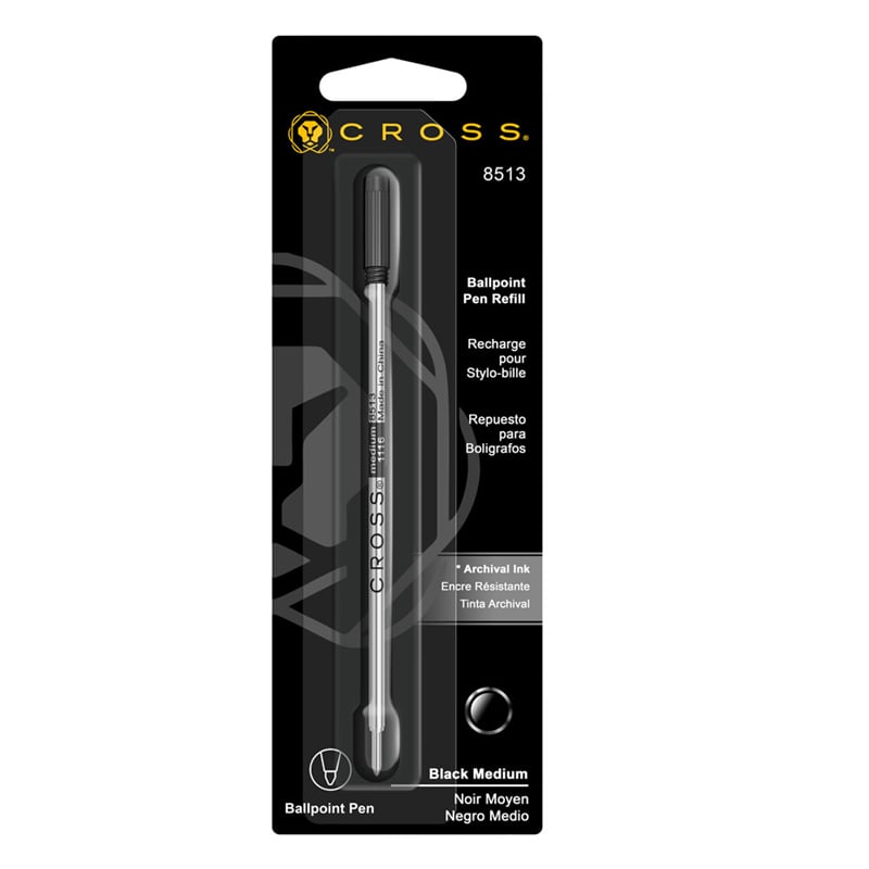CROSS TÜKENMEZ KALEM  REFİLİ MEDIUM SİYAH 8513D