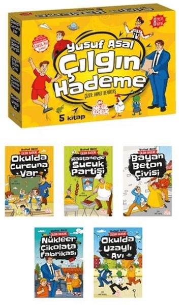 Çılgın Hademe Seti (5 Kitap-Soru Kitapçığı)