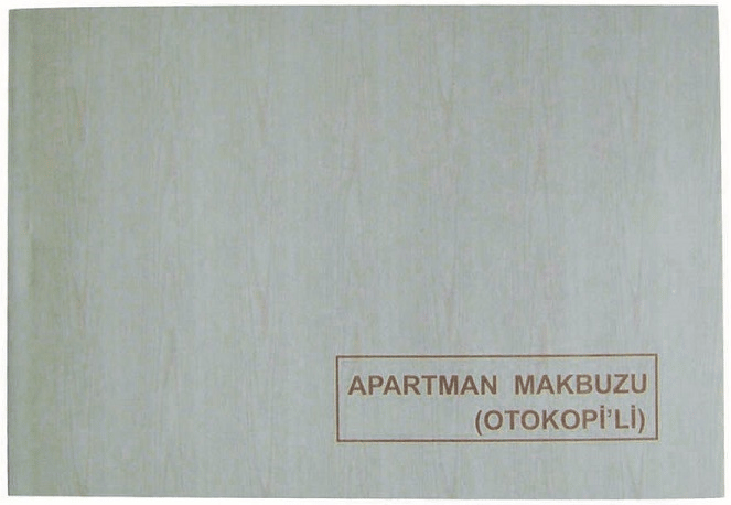 DİLMAN APARTMAN MAKBUZU 2/50 2 NÜSHA 4014