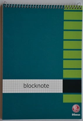 DİLMAN BLOKNOT SPİRALLİ KARTON KAPAK CEP NO:2 A7 40 YP ÇİZGİLİ 2209